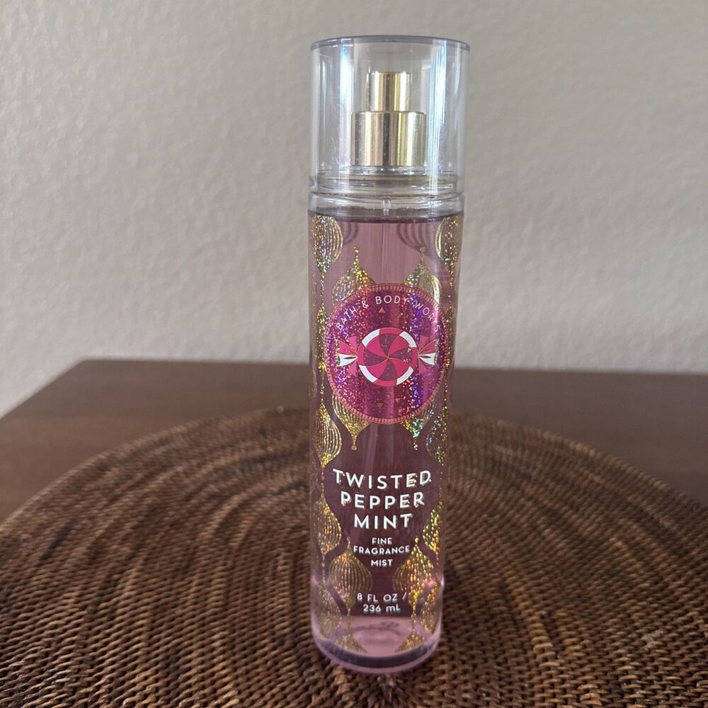 NEW BATH & BODY WORKS TWISTED PEPPER MINT FINE FRAGRANCE MIST 8 FL OZ